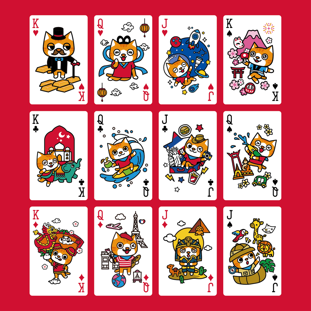 Barkley 環遊世界撲克牌 Playing Cards