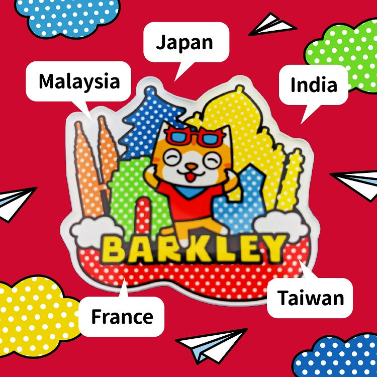 Barkley 壓克力冰箱磁鐵貼 Fridge Acrylic Magnets