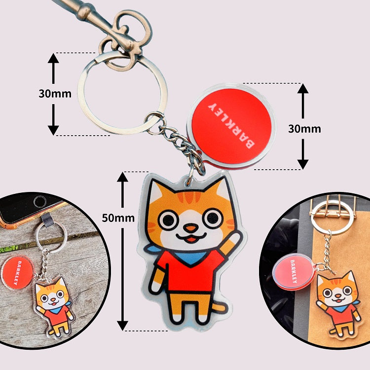 Barkley Acrylic Keychain