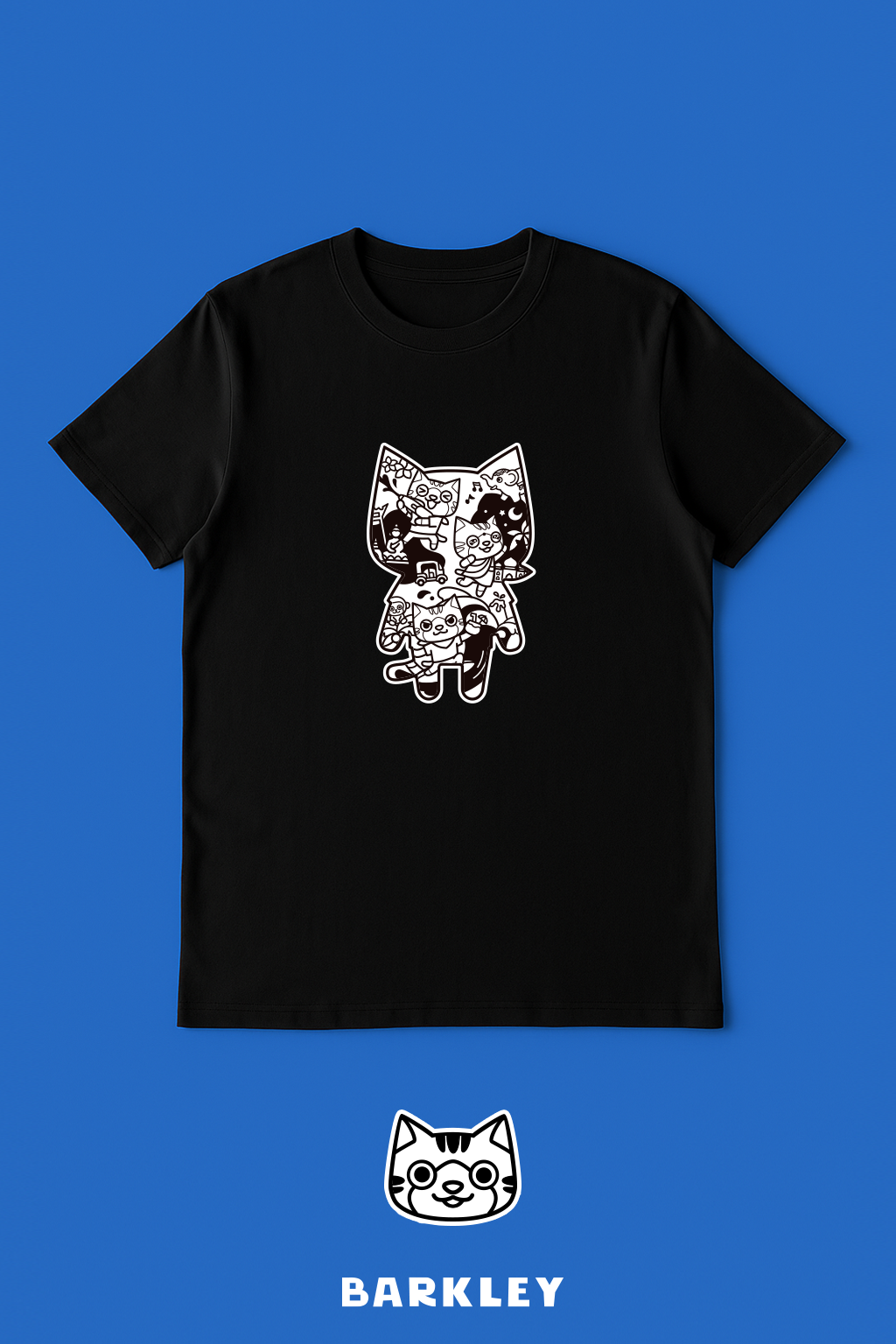 Barkley “Midnight Meow” T-Shirt – Adult Size