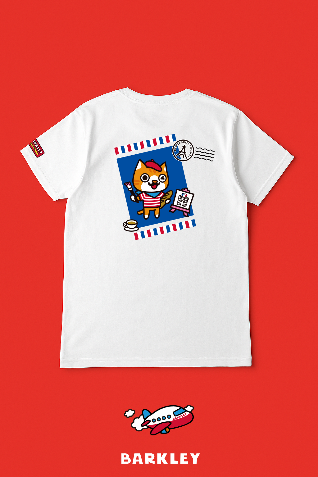 Barkley “Bonjour Art Journey” T-Shirt – Adult Size