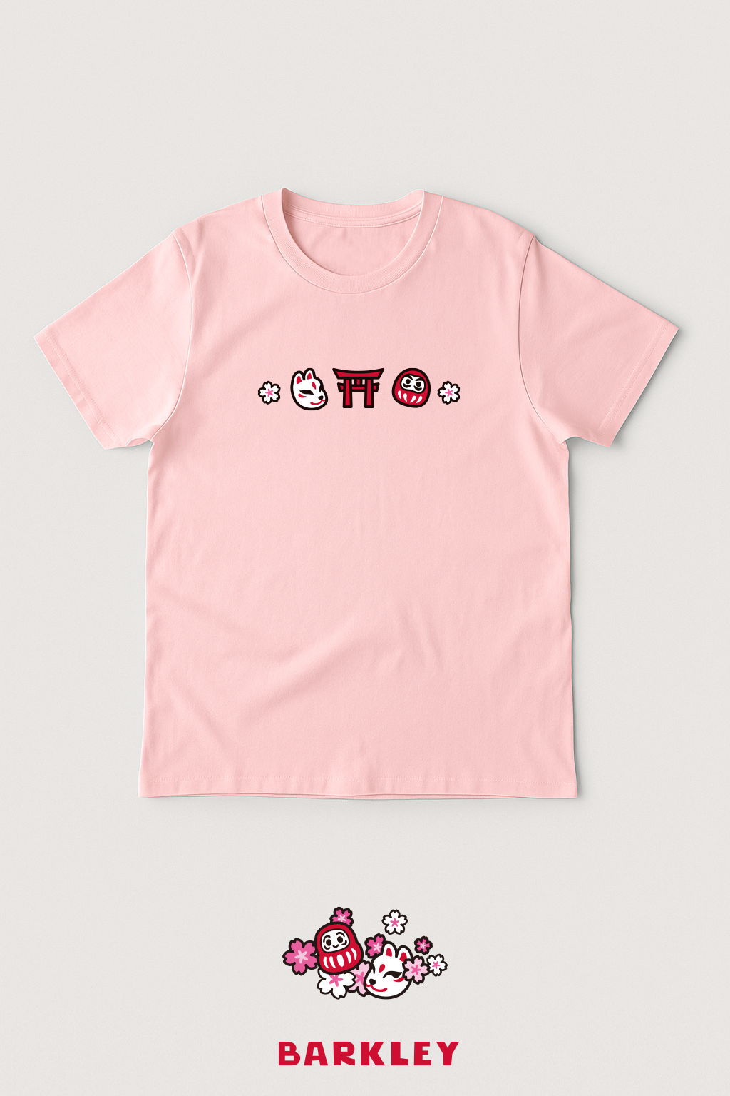 Barkley 元氣櫻花 T恤｜大人款