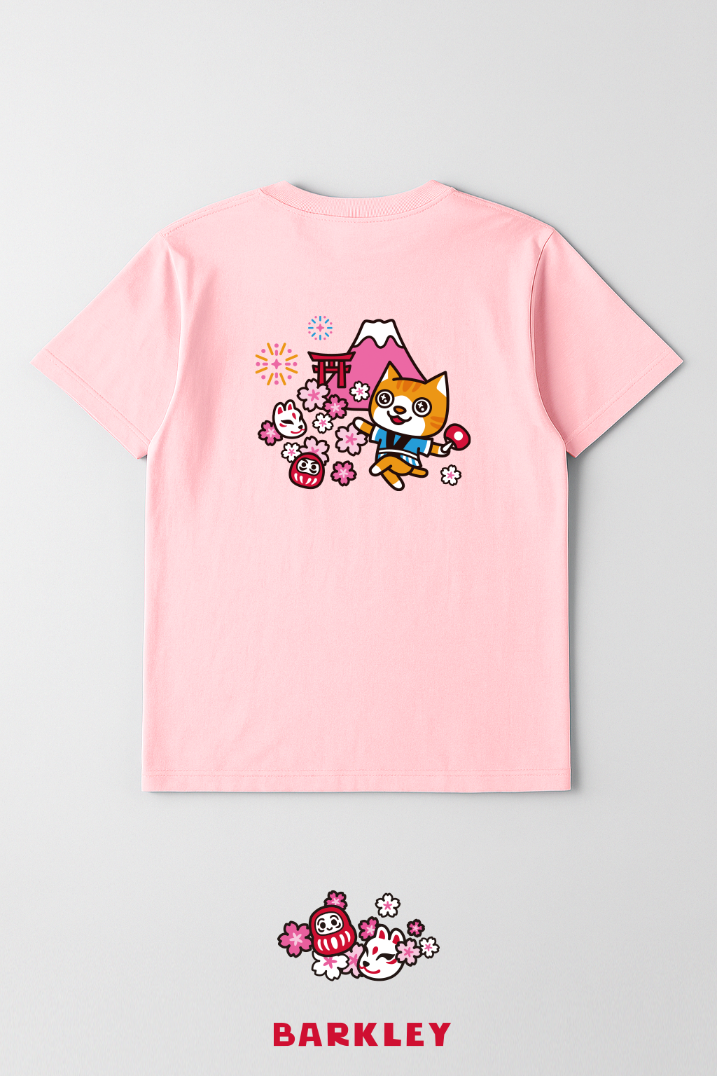 Barkley 元氣櫻花 T恤｜大人款